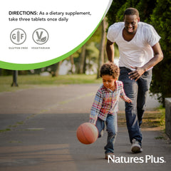 NaturesPlus Source of Life allergen-free label and dietary category