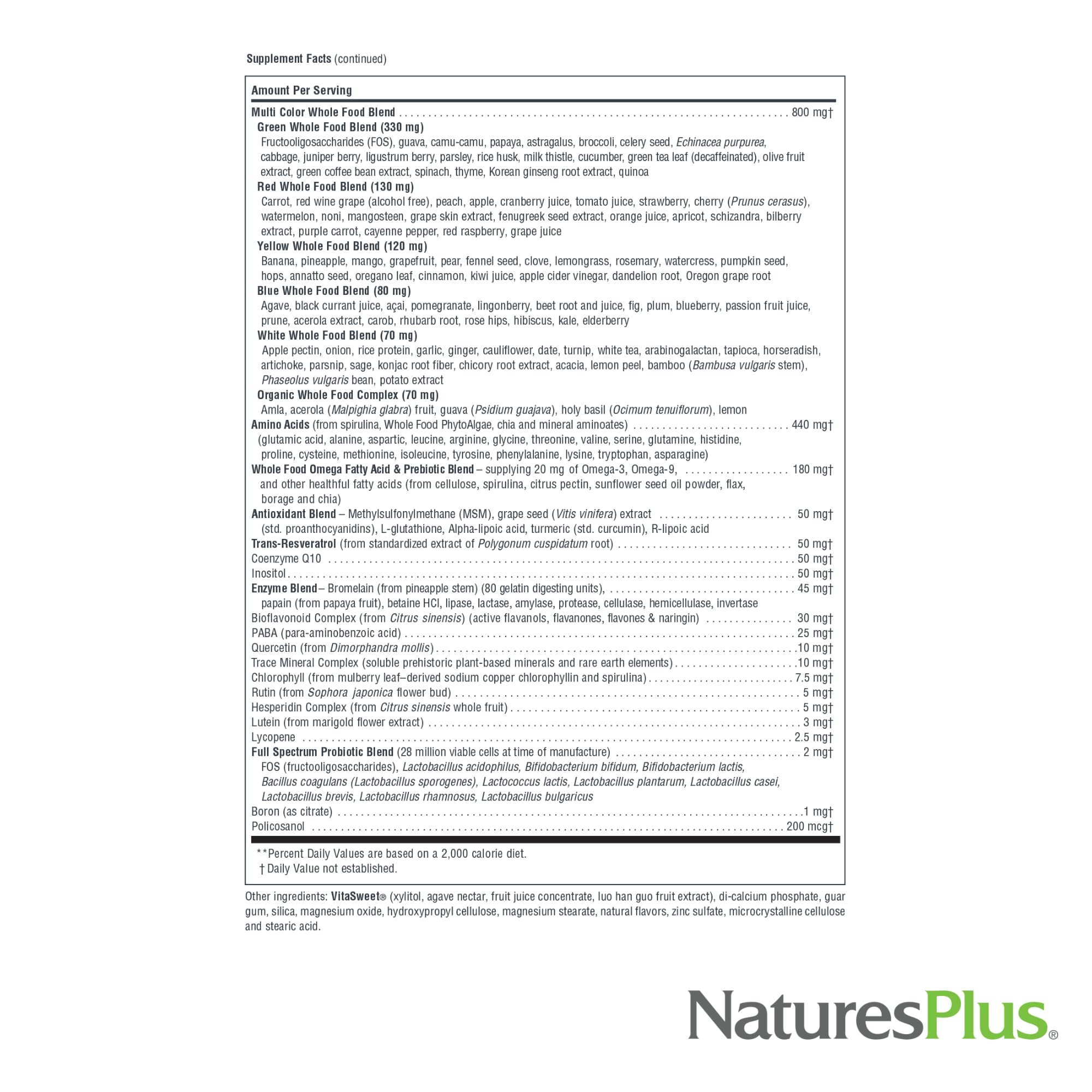 Gluten-free and vegetarian certifications