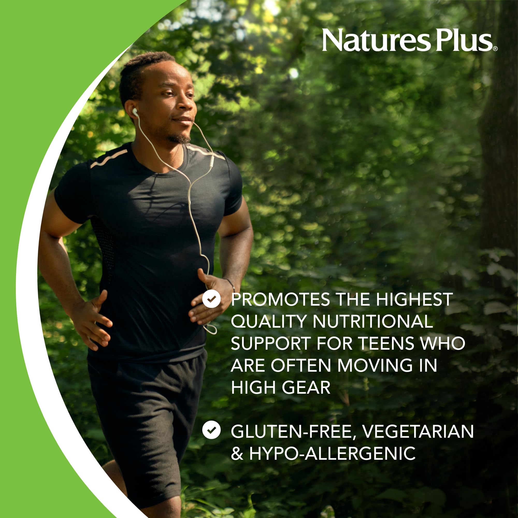 Close-up of NaturesPlus Source of Life No Iron 180 tablets