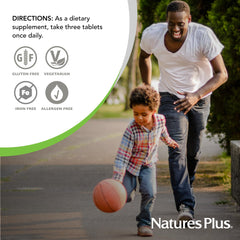 NaturesPlus Source of Life No Iron servings per bottle for planning your daily routine.