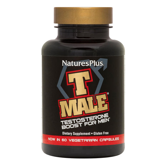 NaturesPlus T Male bottle front label