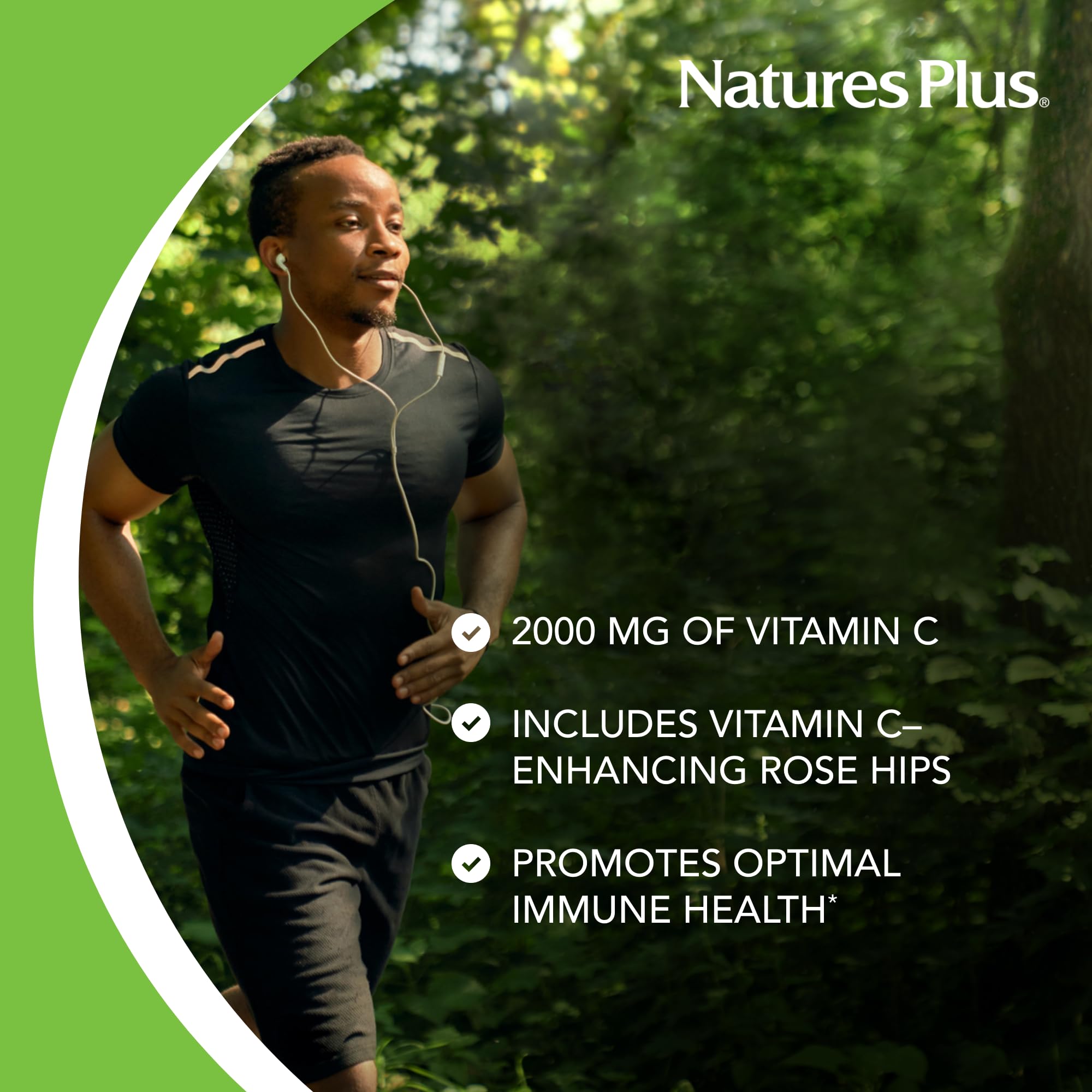 Ingredient list image for NaturesPlus Ultra-C 2000 mg Vitamin C with Rose Hips