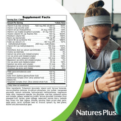 Vitamin and mineral list featured on the packaging