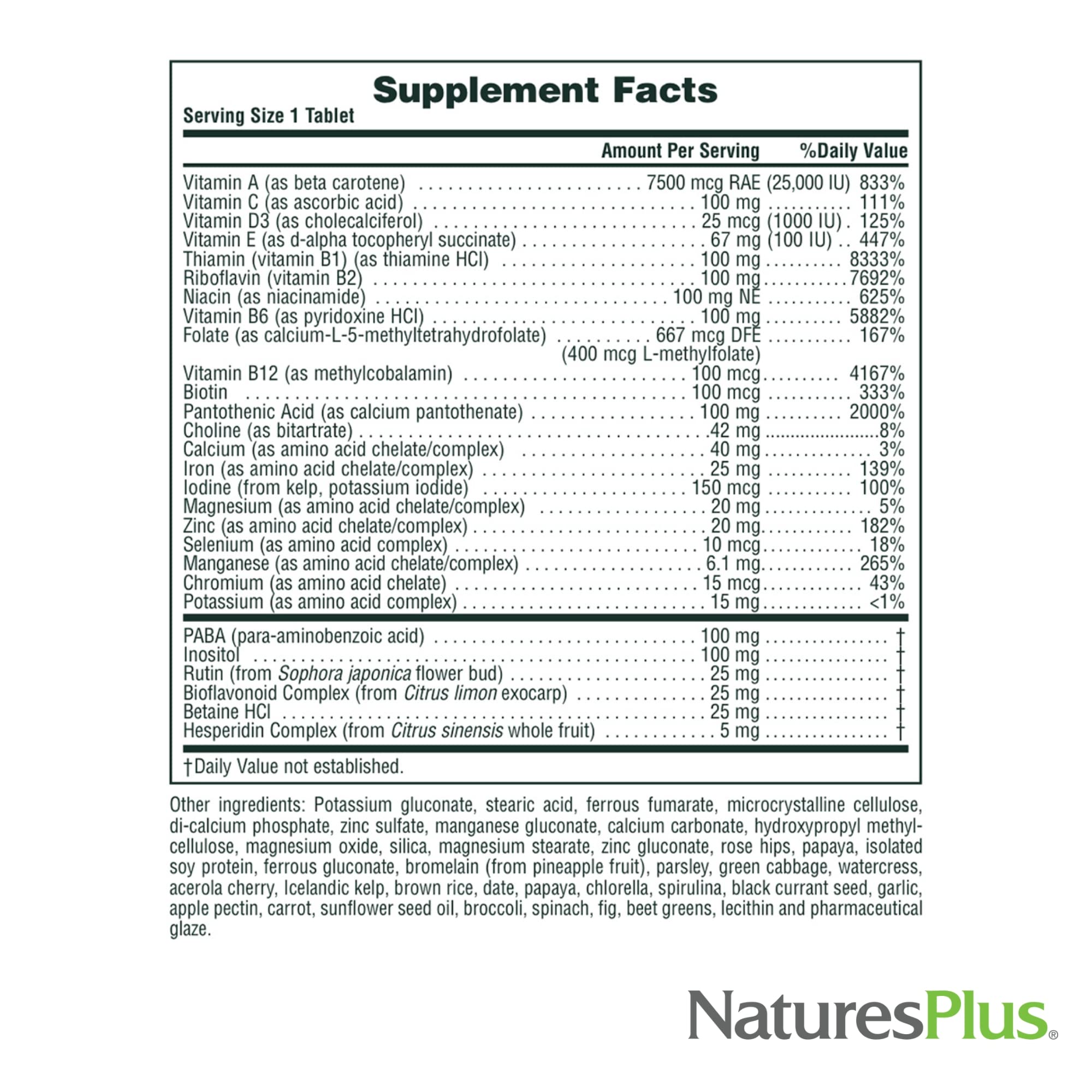 NaturesPlus Ultra II Daily tablet scene showing a single daily dose for simplicity