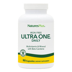 Front view of NaturesPlus Ultra One Daily Iron Free bottle