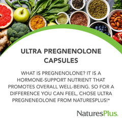Label details and product overview for Ultra Pregnenolone