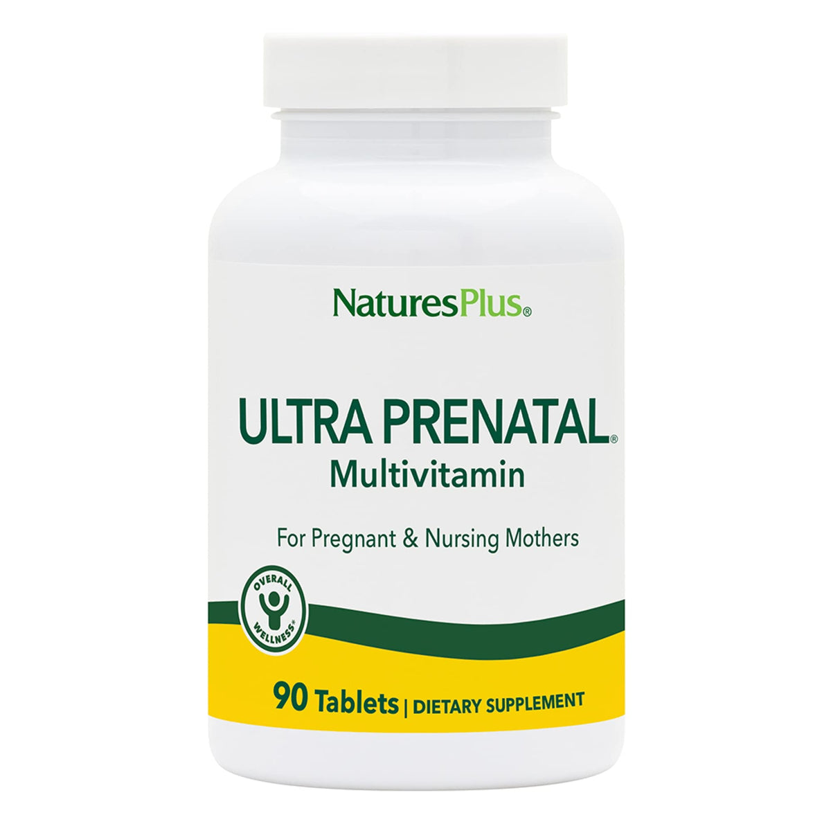 Bottle of NaturesPlus Ultra Prenatal Multivitamin