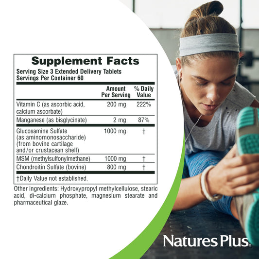 Glucosamine, chondroitin and MSM ingredients in Rx-Joint
