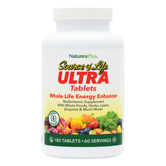 Front view of NaturesPlus Ultra Source of Life Multivitamin bottle