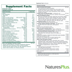 Key ingredients including vitamin D3, lutein, amino acids, enzymes