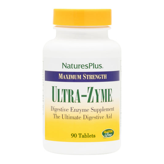 Bottle of NaturesPlus Ultra-Zyme 90 tablets