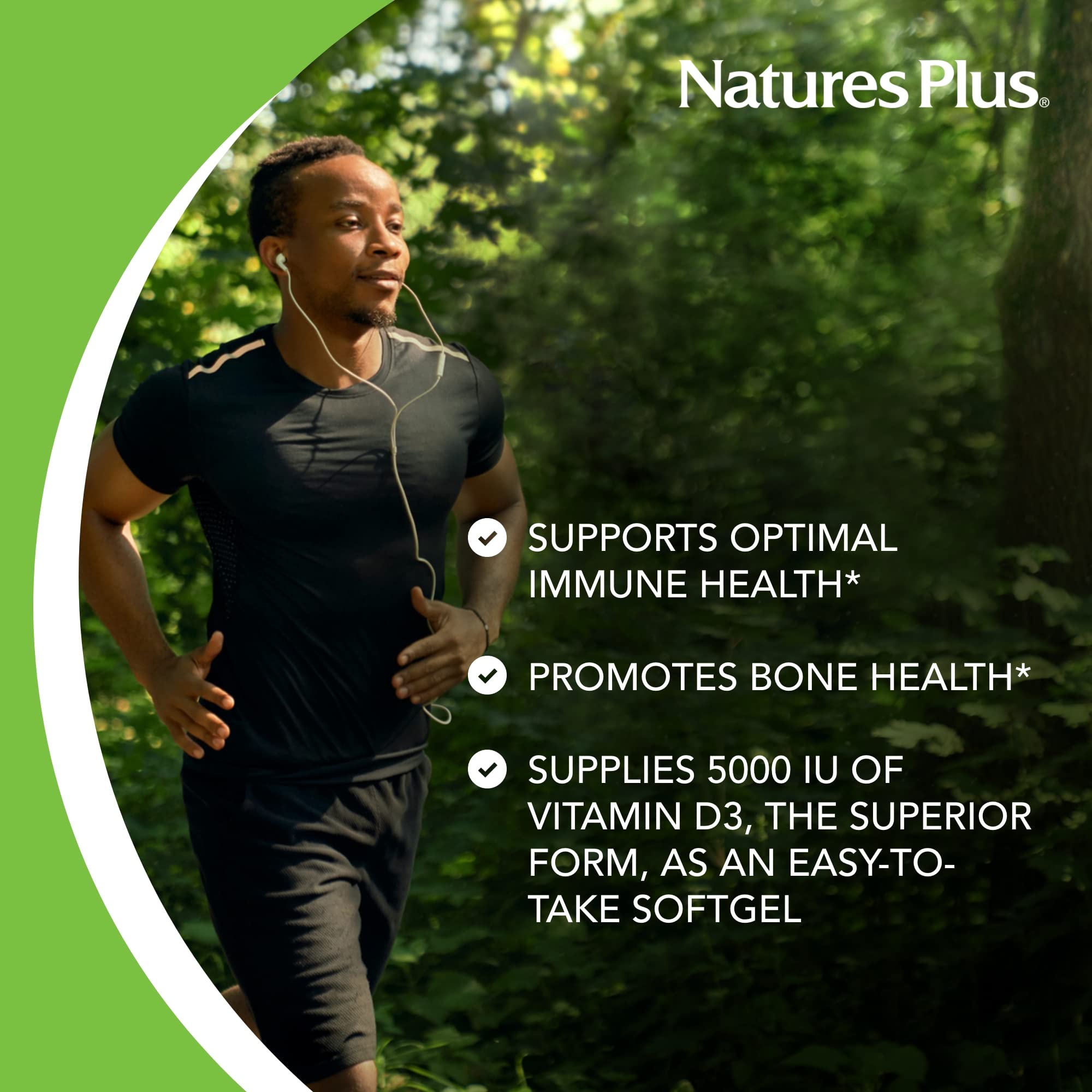 Ingredients list for NaturesPlus Vitamin D3 5000 IU