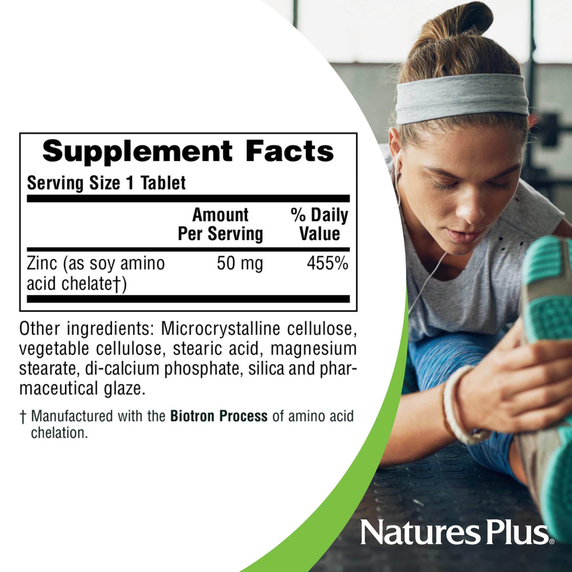 Gluten-free and vegetarian symbol on zinc bottle