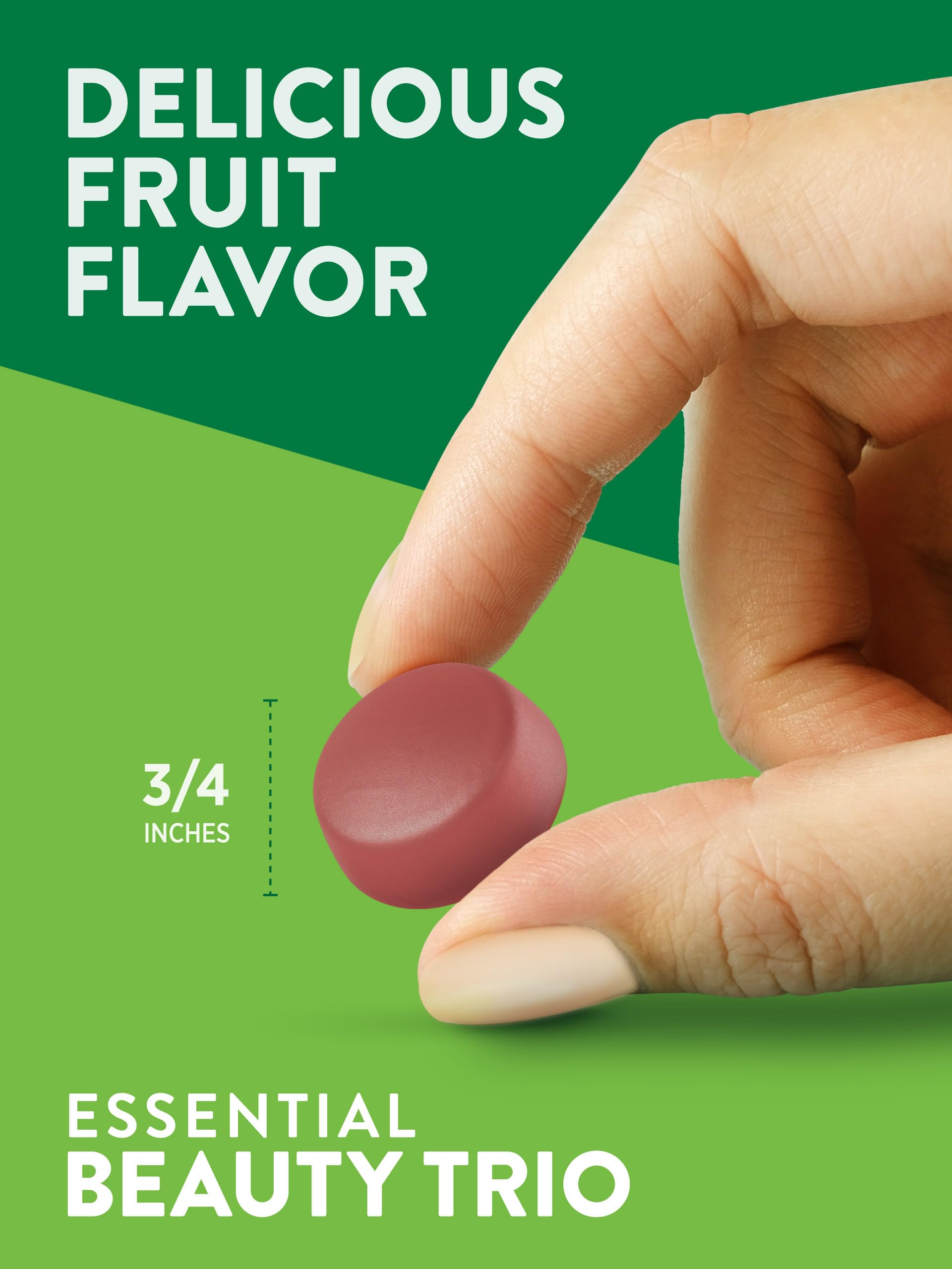 Label highlighting 2500mcg biotin content on Nature's Truth bottle