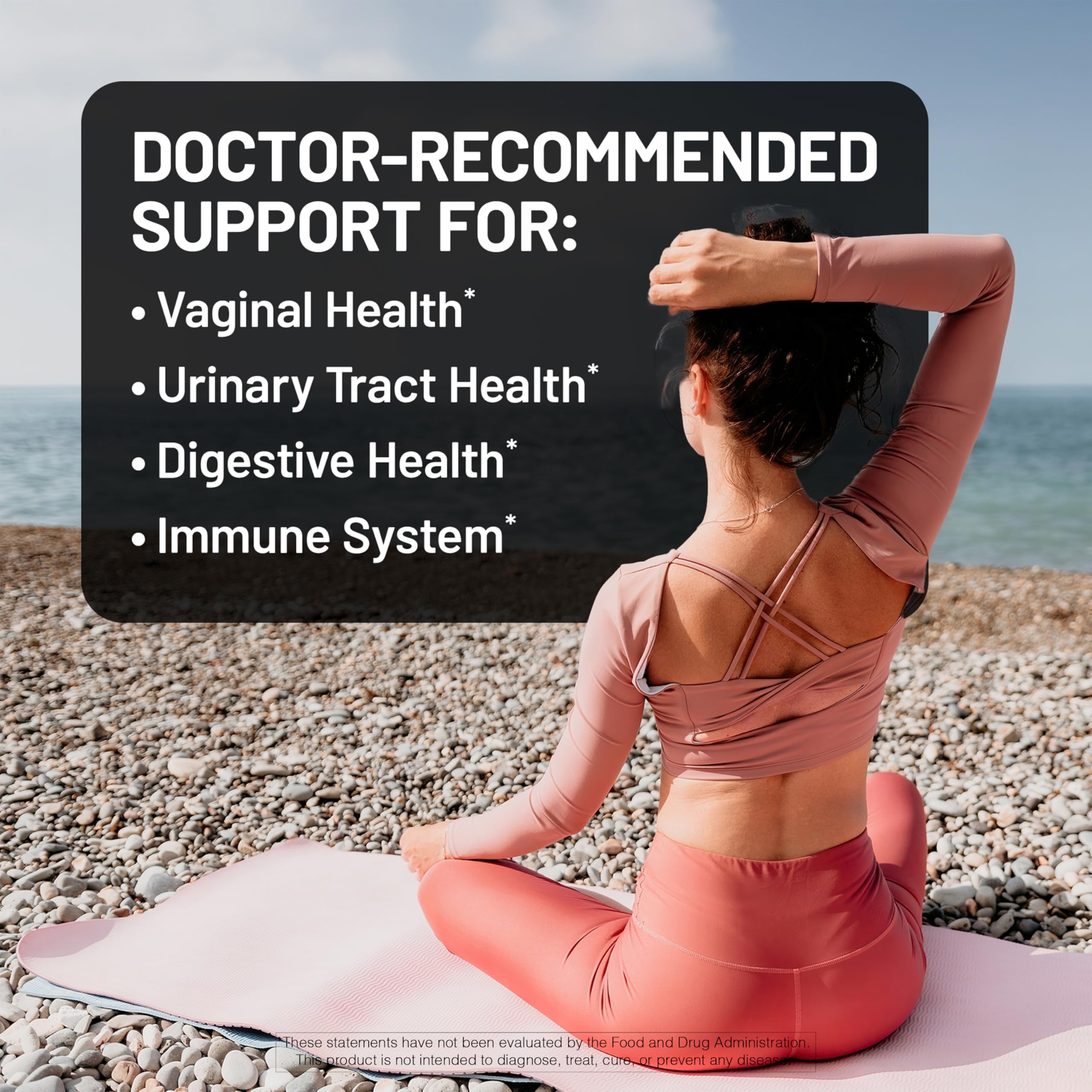 Graphic illustrating 18 probiotic strains in NatureWise Women's Probiotics