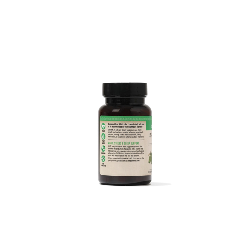 NatureWise 5-HTP 30-count bottle label