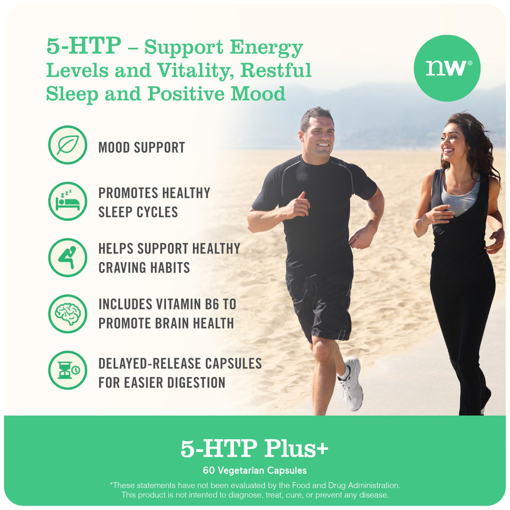 Plant-based vegan 5-HTP sleep aid capsules
