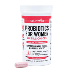 NatureWise Women's Probiotics bottle containing 60 capsules