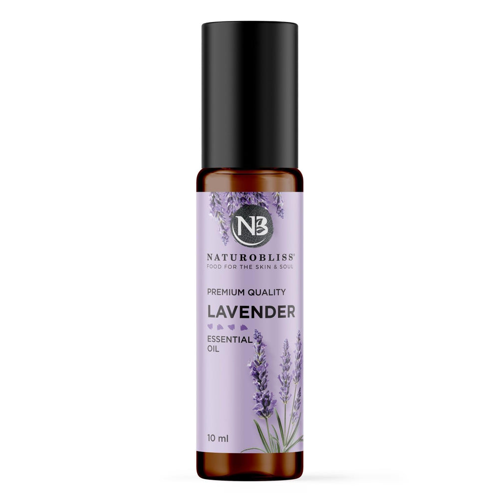 NaturoBliss Lavender Essential Oil Roll-On 10ml bottle front view