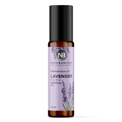 NaturoBliss Lavender Essential Oil Roll-On 10ml bottle front view