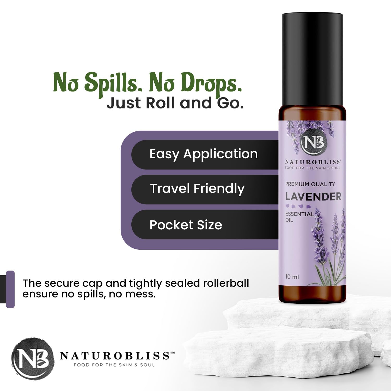 Close-up of lavender essential oil texture