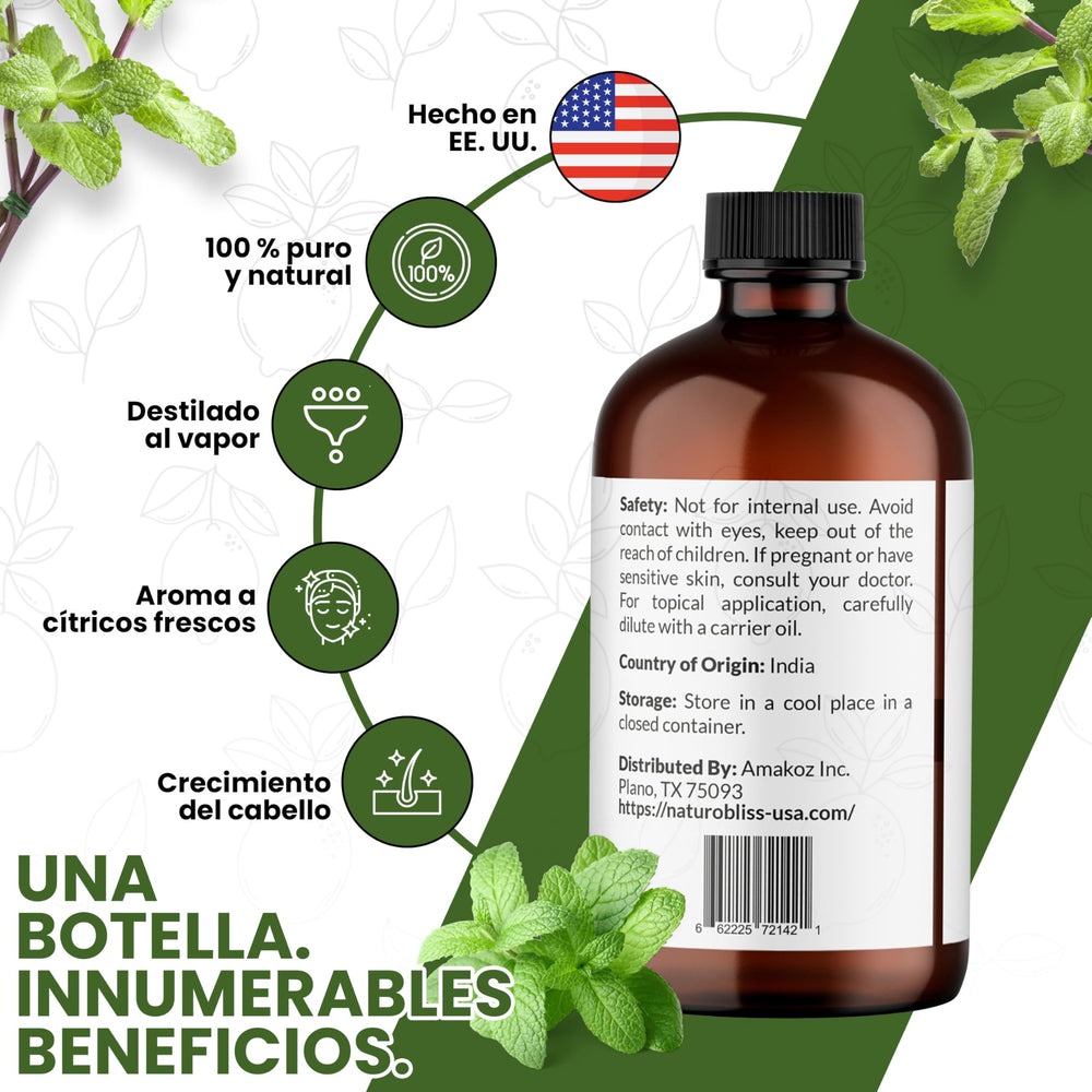 Aromatherapy usage with peppermint oil diffuser