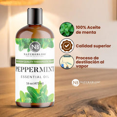 Lifetime warranty badge for NaturoBliss Peppermint Oil