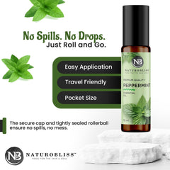 MCT carrier oil used to pre-dilute peppermint essential oil