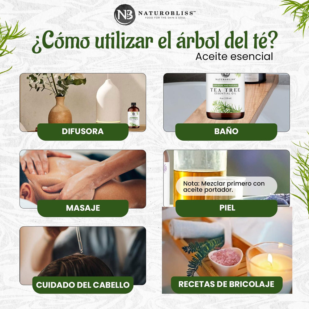 Aromatherapy use with tea tree oil diffuser