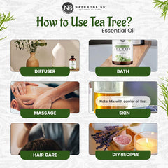 Steam-distilled Melaleuca alternifolia tea tree oil