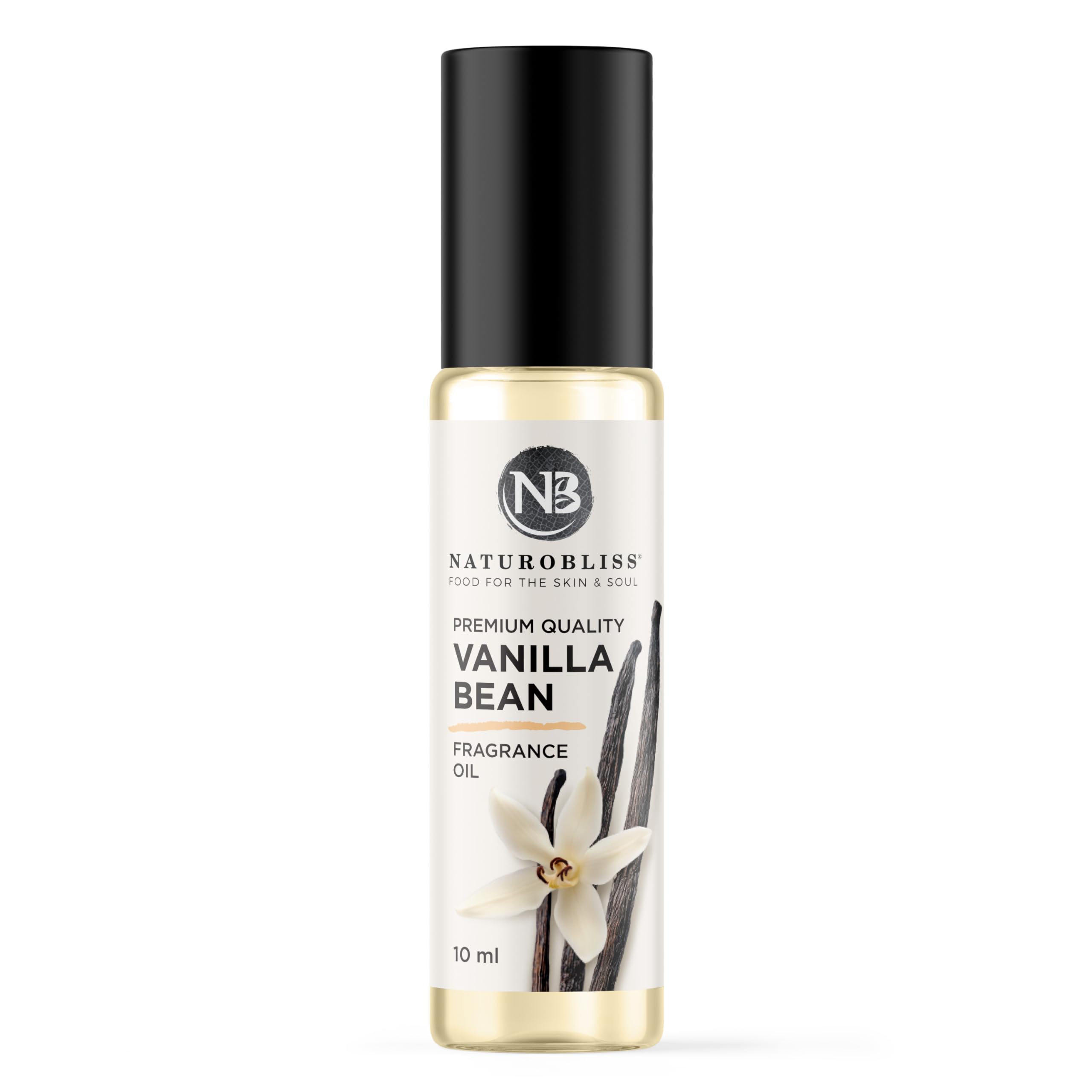 NaturoBliss Vanilla Perfume Roll-On 10 ml bottle front view