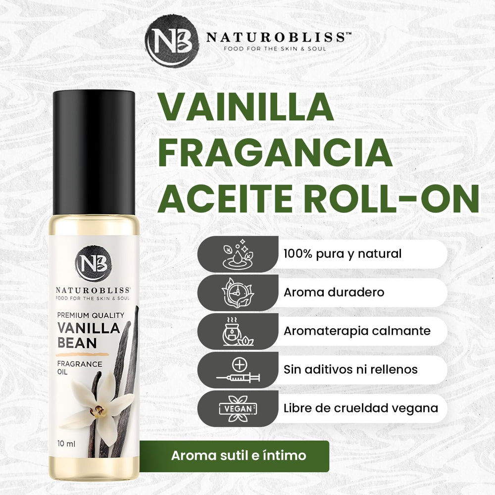 10 ml NaturoBliss Vanilla perfume bottle with cap