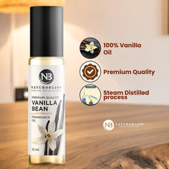 Vanilla fragrance oil close-up