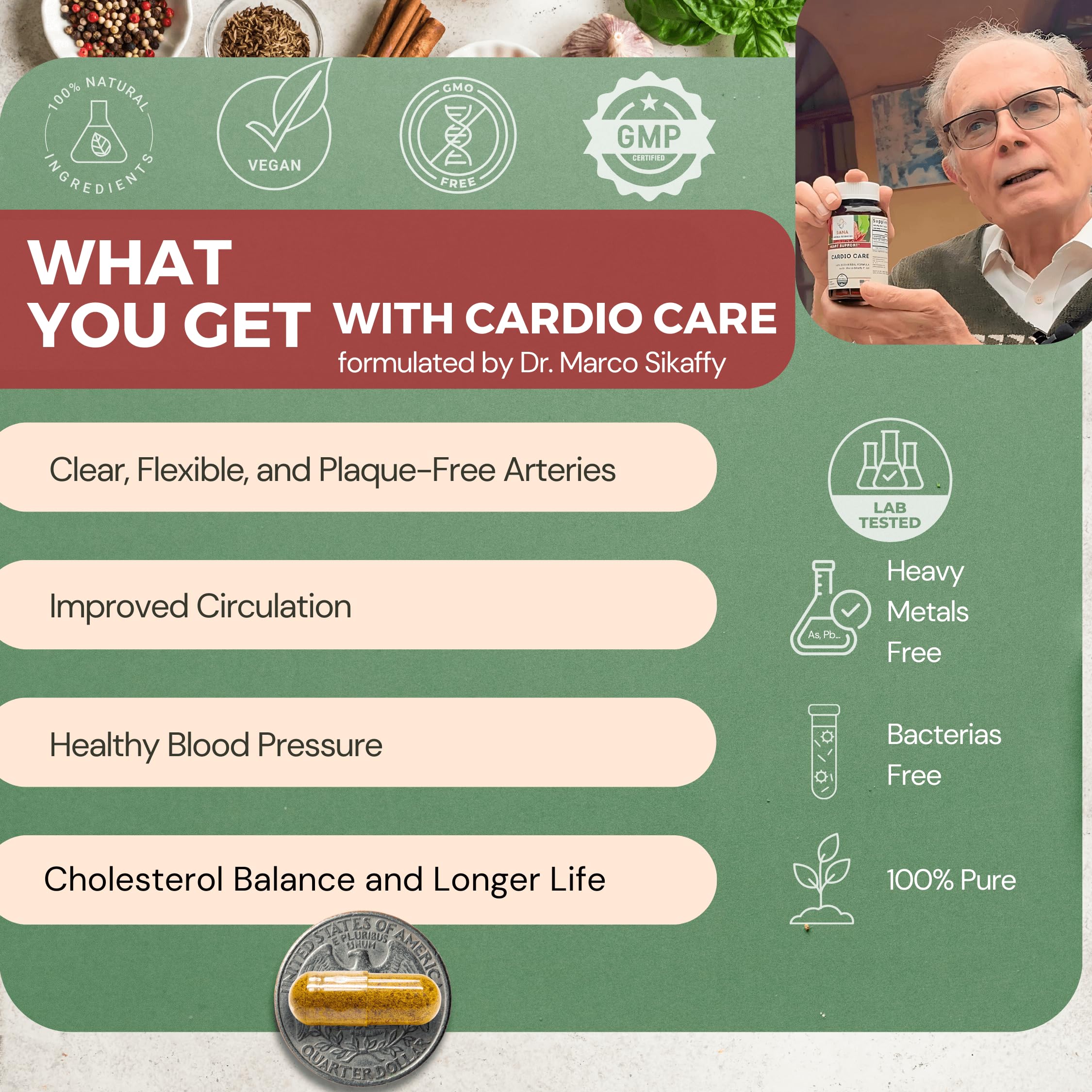Naturopathic Doctor Marco Sikaffy involved in the formula