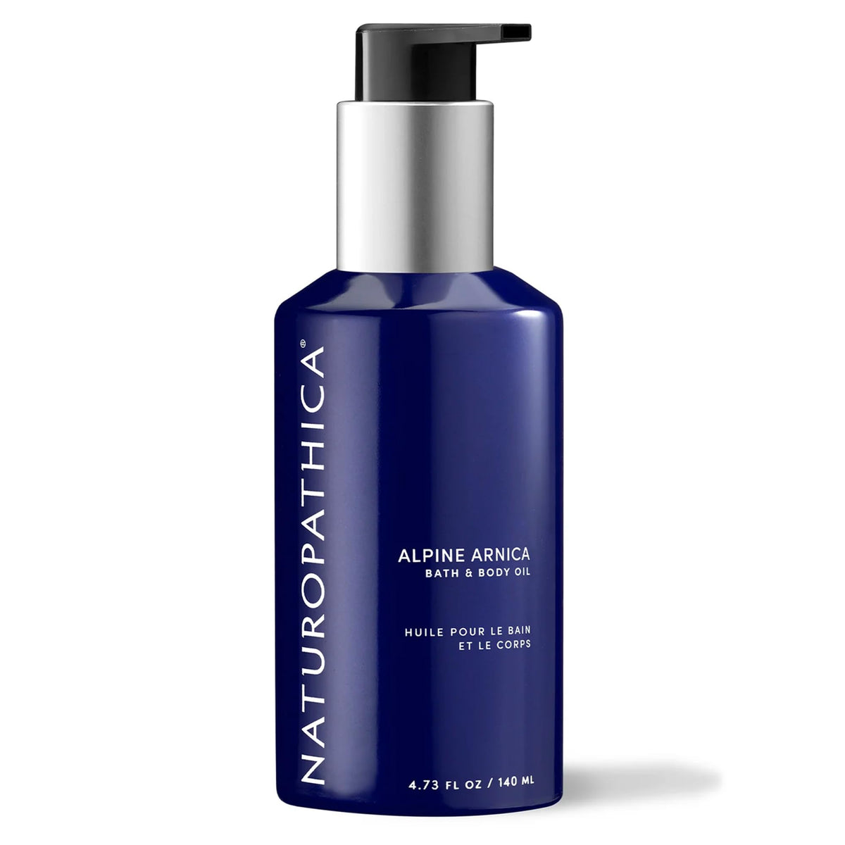 Bottle of Naturopathica Alpine Arnica Bath & Body Oil 4.7 oz