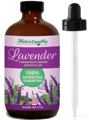 Naturopathy Lavender Essential Oil 4oz bottle