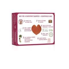 Naturtint shampoo bar cinnamon after-use shine and healthy-looking hair.