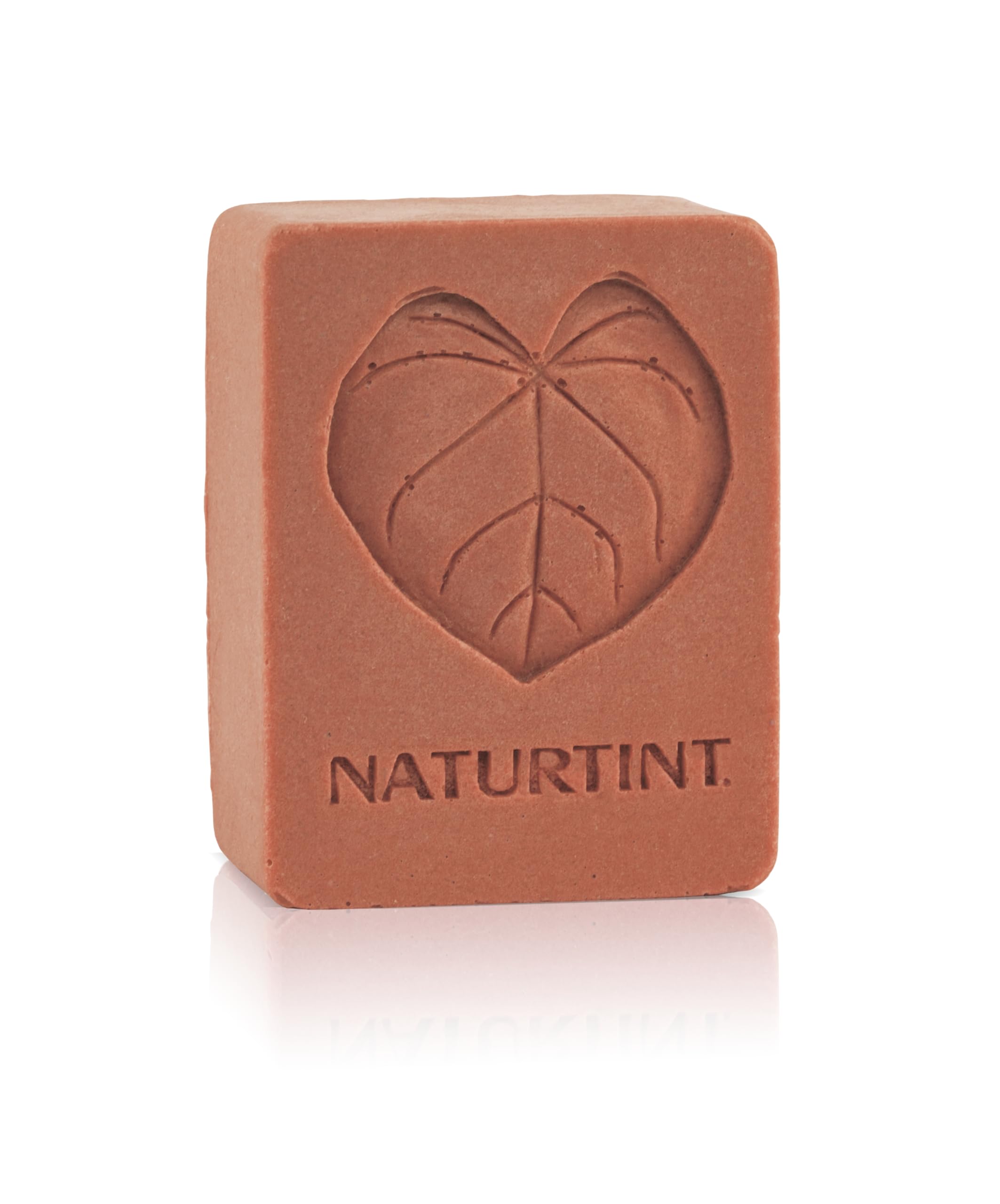 Naturtint shampoo bar cinnamon slab, solid form reduces plastic waste.