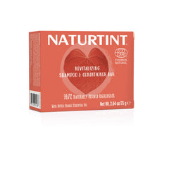 Naturtint shampoo bar orange travel case shows on-the-go convenience.
