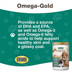 Graphic highlighting DHA, EPA, Omega-3 & Omega-6 benefits