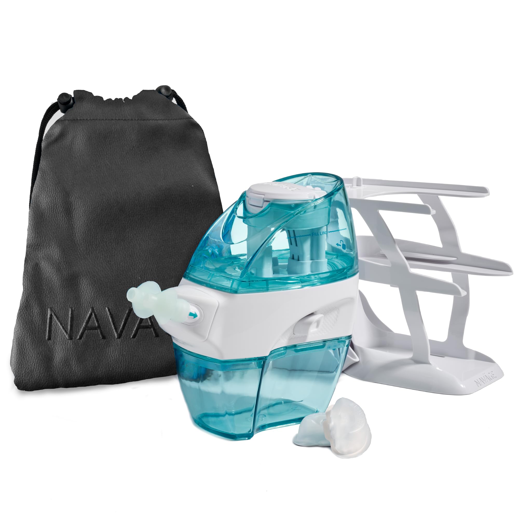 Navage Deluxe Bundle nasal irrigation system ready for quick, drug-free congestion relief