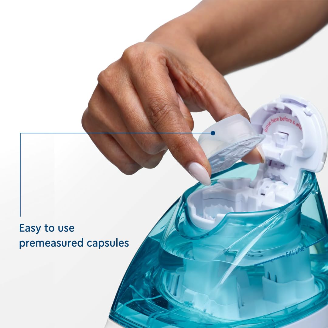 Using Navage SaltPod bundle to support restful sleep by clear passages.