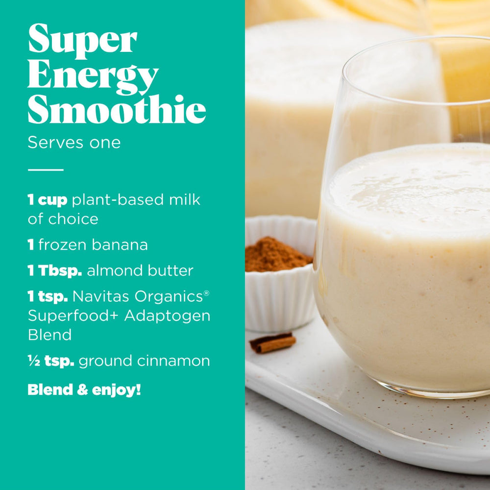 Suggested uses: pairs with nut butters and cacao in smoothies