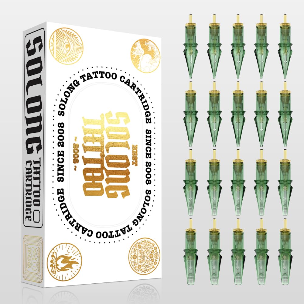 Nazzor Tattoo Elite 12 Bugpin 11-needle round liner pack for fine lines
