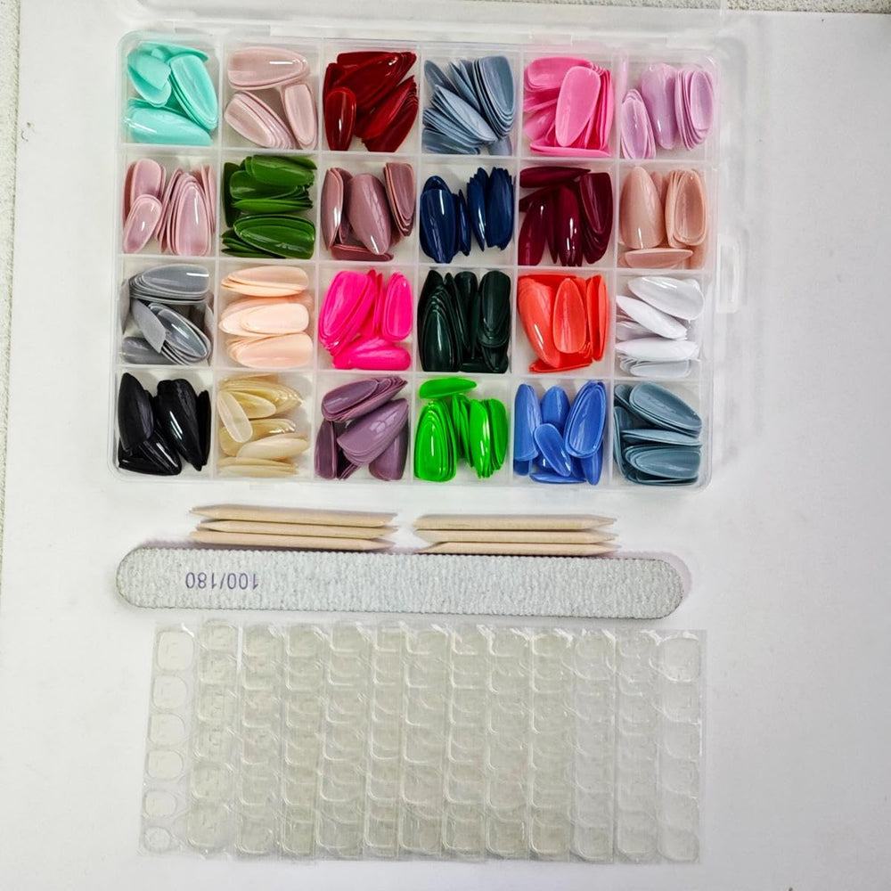 NBNTGH durable clear storage box keeps nails organized.