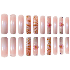 NBNTGH Nail kit contents with 20 nails and accessories for DIY beauty.