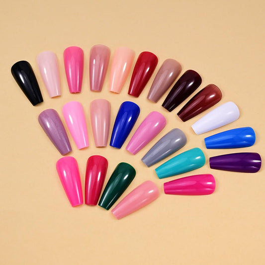 NBNTGH solid color nails with 24 colors for quick shade changes