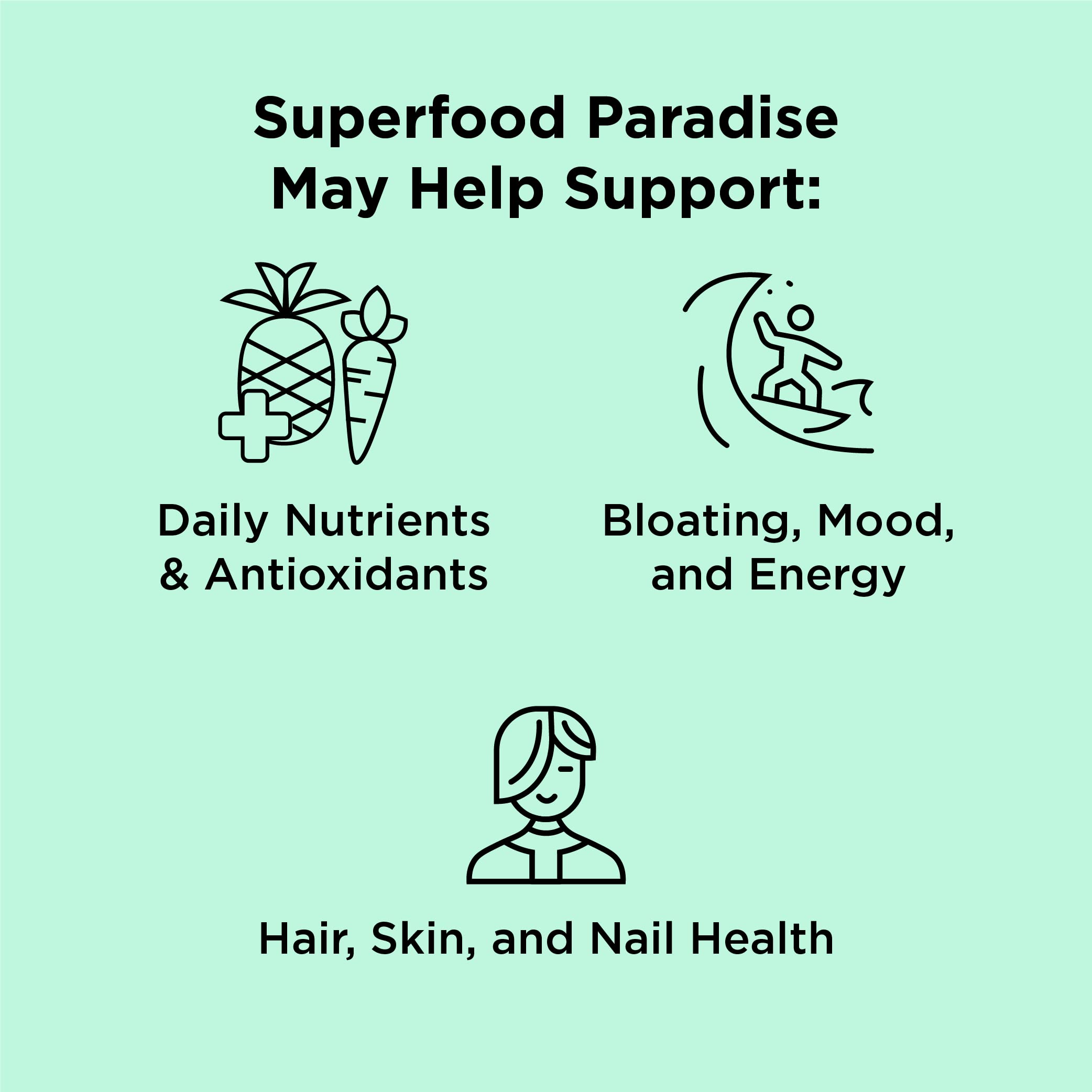 Serving scoop of nbpure Paradise Mango Pineapple powder