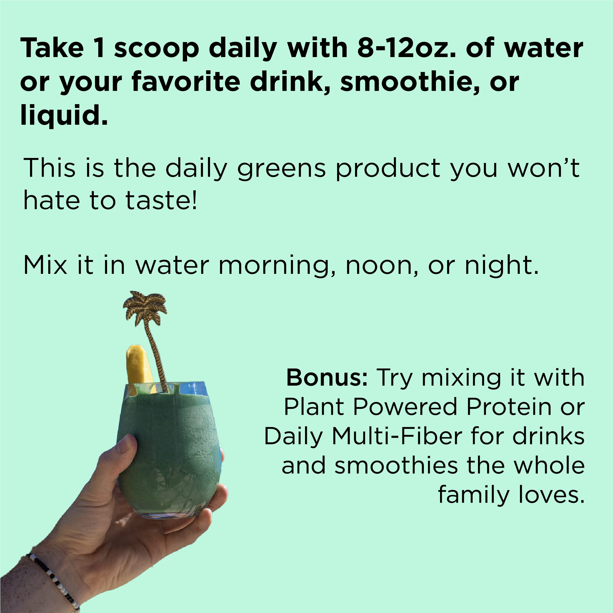 Smoothie or glass featuring nbpure Earthy Andy Superfood Paradise