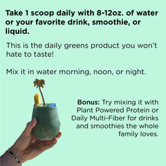 Smoothie or glass featuring nbpure Earthy Andy Superfood Paradise